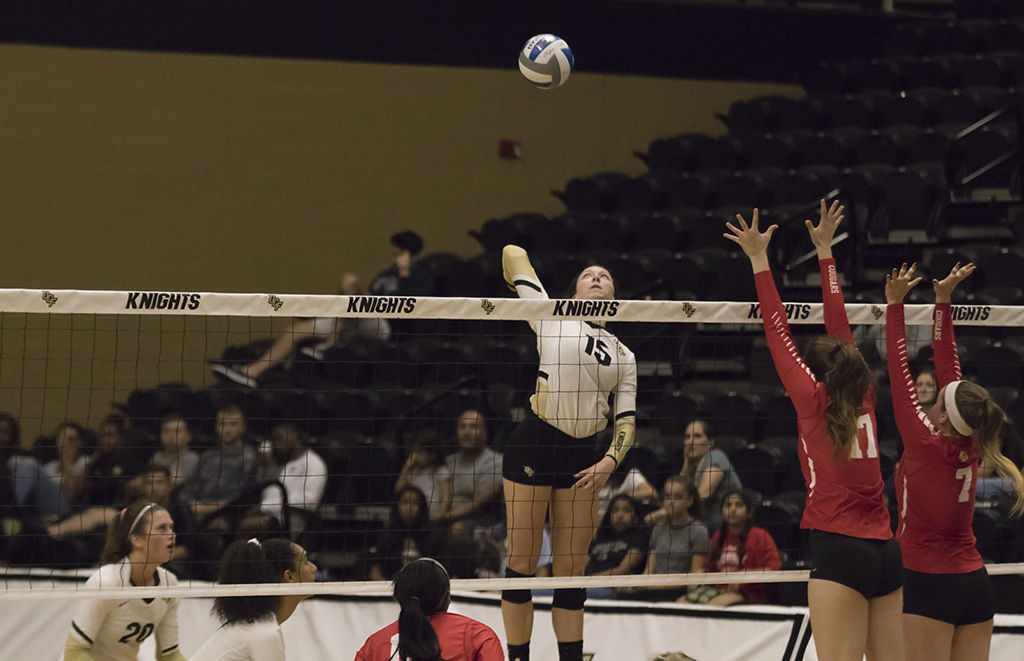 UCF swept UHouston in three straight sets